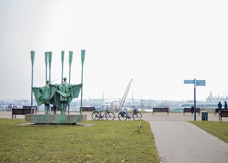 Hamburger Sehenswuerdigkeit Altonaer Balkon Aussicht