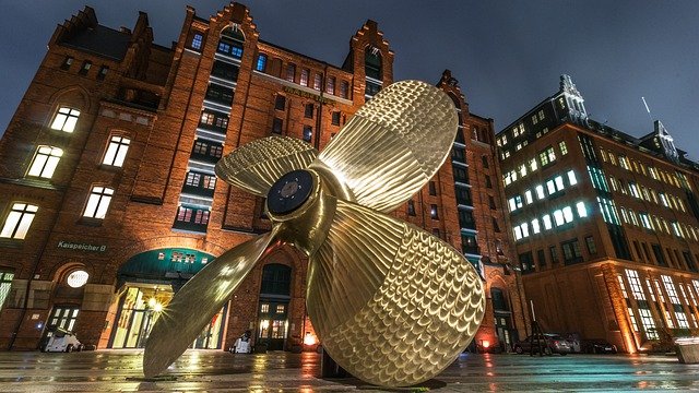 Nachts in der Speicherstadt